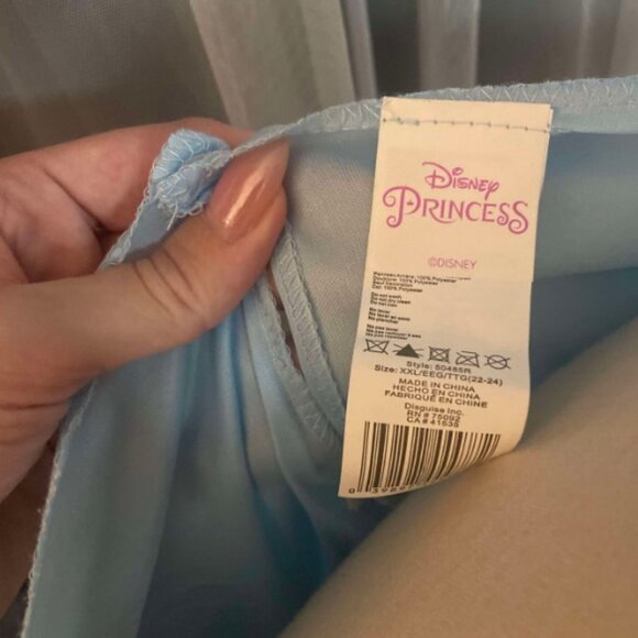 Disney Princess Costume size XXL 22/24 Cinderella Dress - Picture 3 of 4